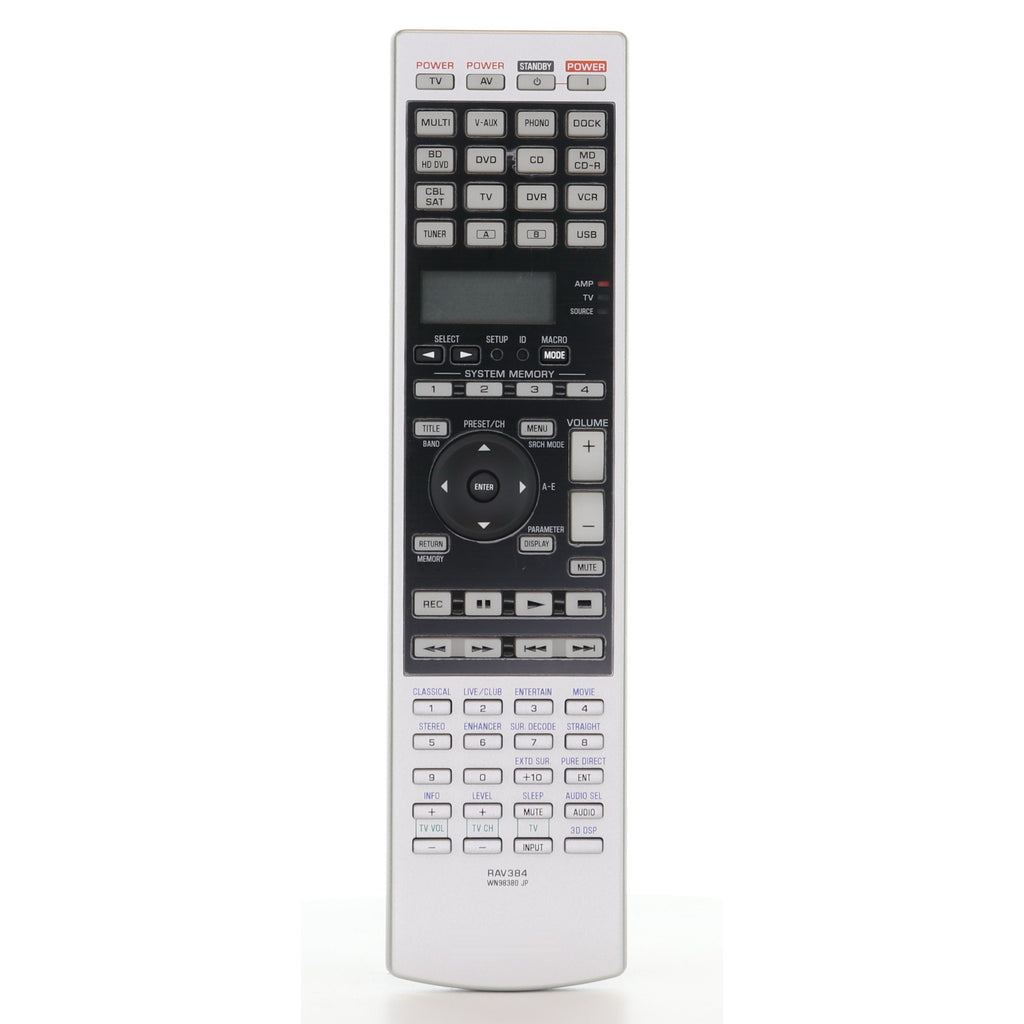 Yamaha RAV384 Receiver Remote Control