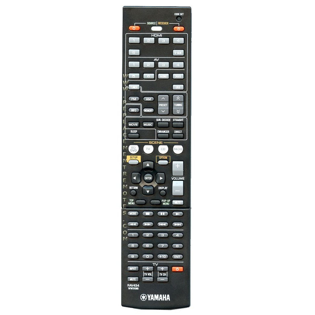 Yamaha RAV434 Receiver Remote Control
