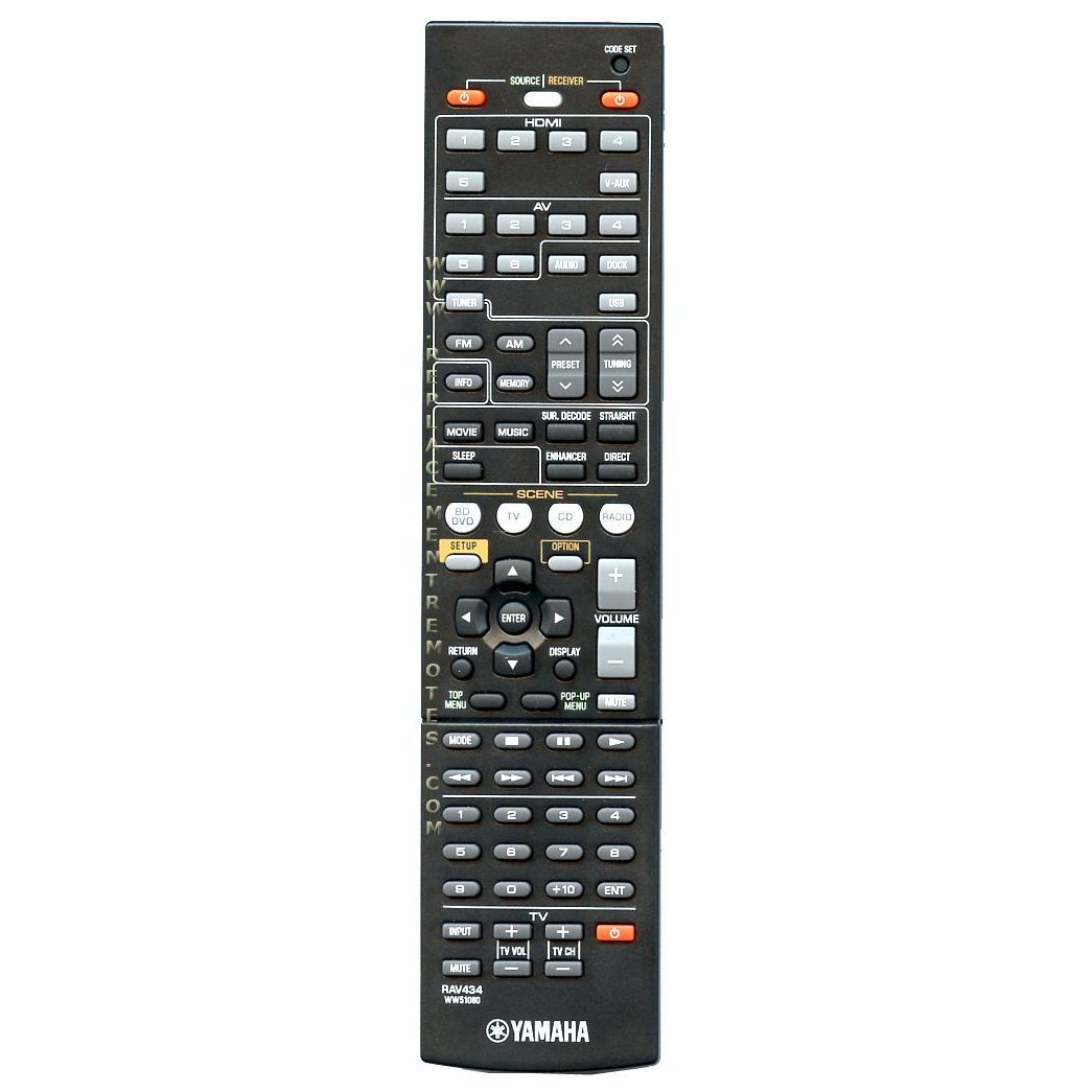 Yamaha RAV434 Receiver Remote Control