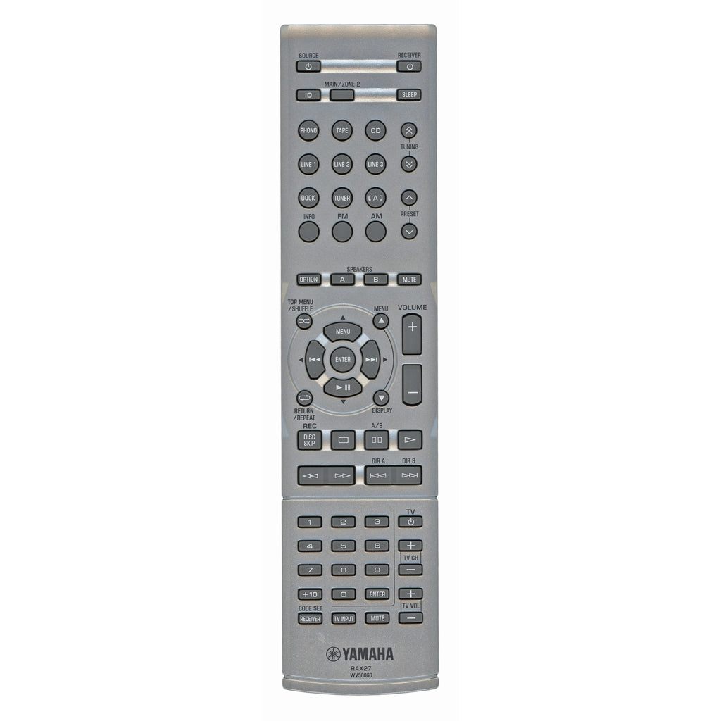 Yamaha RAX27 Natural Sound Stereo Receiver A/V Remote Control - WV500600
