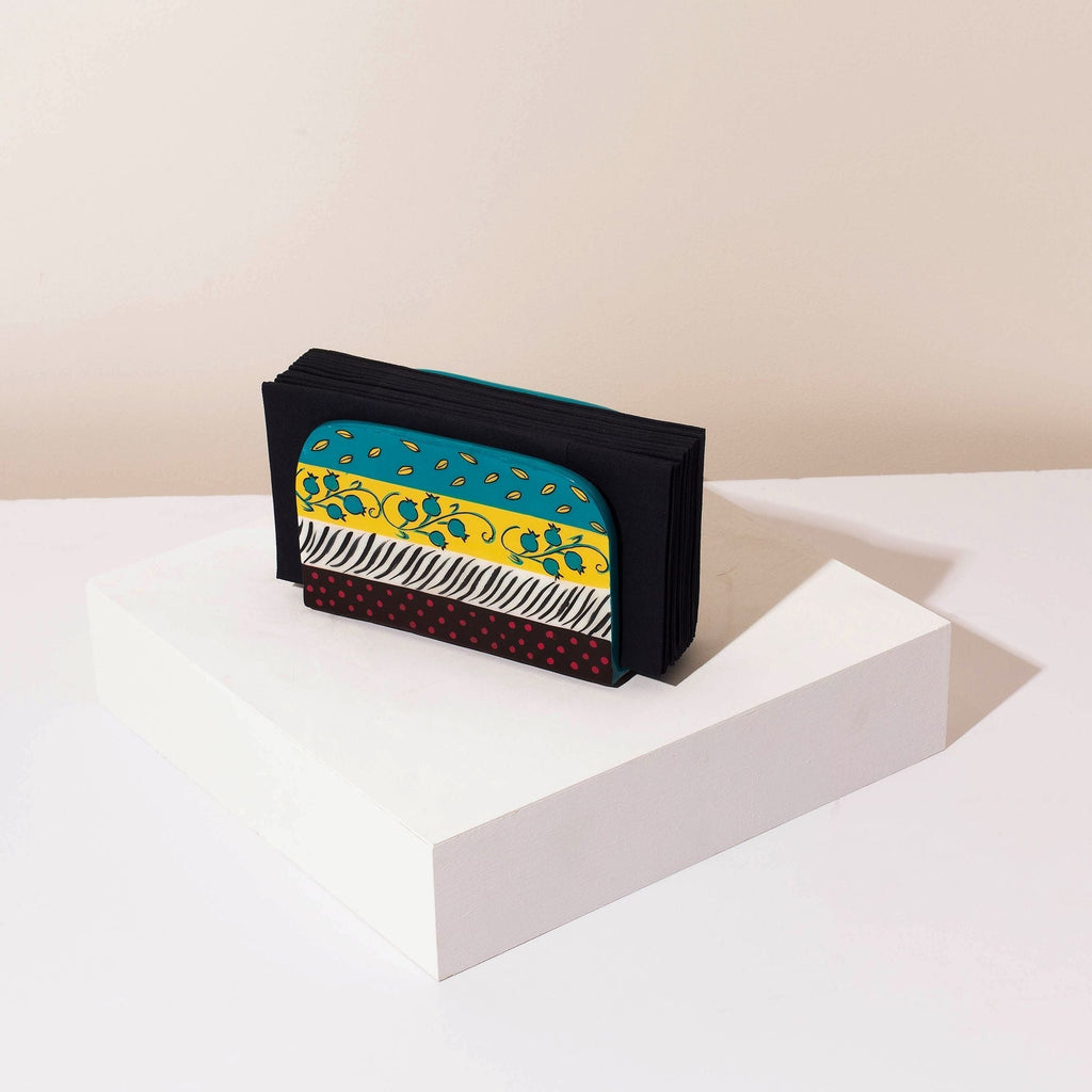 Modern Shabbat Blessing Stand – Graphic Design Aluminum – ColorPop Series